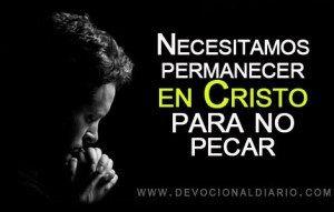 Por qué dejar de pecar (Foto Devocional diario)