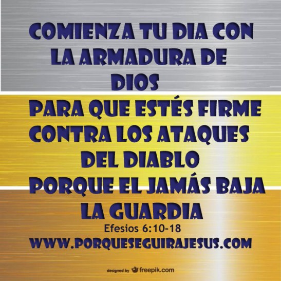 Comienza el día con Dios.