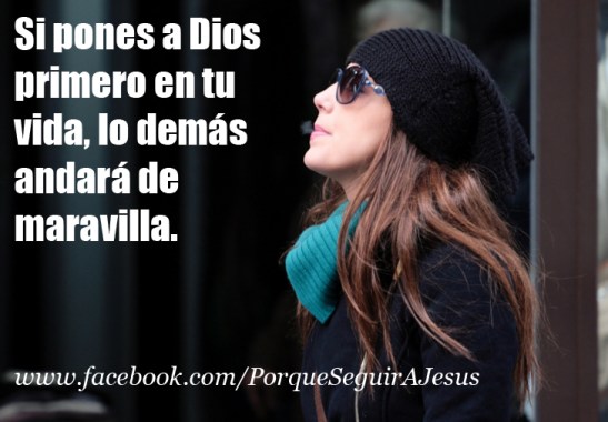 Dios por encima de todo.