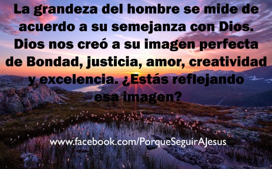 Nuestra semejanza con Dios.