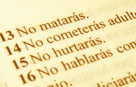 Sigue vigente la Ley de Dios